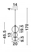 LUCES EXCLUSIVAS LAMPA NOWOCZESNA LUIS LE44221