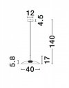 LUCES EXCLUSIVAS LAMPA NOWOCZESNA PECA LE44274