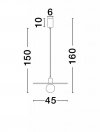 LUCES EXCLUSIVAS LAMPA ASUNTA LE44658