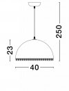 LUCES EXCLUSIVAS LAMPA MIZQUE LE44748