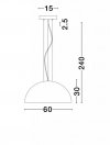 LUCES EXCLUSIVAS LAMPA JULIACA LE44858