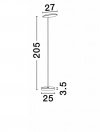 LUCES EXCLUSIVAS LAMPA TRUNCADO LE44951