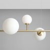 ALDEX DIONE 6 BRASS 1092K40  LAMPA WISZĄCA PATYNA MOSIĄDZ KULE BIAŁE ELEGANCKA