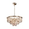 MAYTONI Revero MOD085PL-07G lampa wisząca kryształowa glamour do salonu żyrandol kryształ złoty