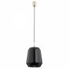 LAMPA WISZĄCA CZARNO ZŁOTA CZARNE SZKŁO SZKLANA ZŁOTA MOSIĄDZ GLAMOUR DO SALONU JADALNI KUCHNI ARGON IRUN 4277