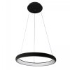ITALUX ALESSIA 5280-840RP-BK-3 LAMPA PLAFON CZARNY NOWOCZESNY RING DO SALONU NA PRZEDPOKÓJ
