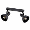 LAMPA SUFITOWA PLAFON SPOT CZARNO ZŁOTY NOWOCZESNY REGULOWANY REFLEKOTRKI ARGON TWIST 7037