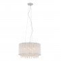 ITALUX ANABELLA P0207-07D-F4QL LAMPA WISZĄCA SREBRNA Z KRYSZTAŁKAMI DO JADALNI 