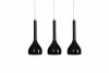 AZZARDO SOUL AZ0276 LAMPA WISZĄCA MINIMALISTYCZNA CZARNA POTRÓJNA