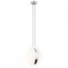 LAMPA WISZĄCA SZKLANA CHROM DEKORACYJNA NAD STÓŁ DO SALONU KUCHNI JADALNI BUFFALO 4678