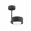 LAMPA SUFITOWA SPOT CZARNA BIAŁA KULA ARGON MASSIMO PLUS 8060