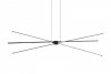 AZZARDO JAX PENDANT AZ3135 LAMPA WISZĄCA CZARNA REGULOWANA