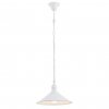 LAMPA WISZĄCA KLASYCZNA RUSTYKALNA INDUSTRIALNA LOFT BIAŁA MATOWA ARGON ERBA  630 