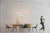 AZZARDO SYBILLA 10 PENDANT AZ2100 LAMPA WISZĄCA CHROM ORYGINALNA DUŻA