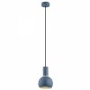 LAMPA WISZĄCA GRANATOWO ZŁOTA MOSIĄDZ METALOWA NAD STÓŁ BAR WYSPĘ DO KUCHNI JADALNI ARGON SINES 4216
