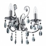 ITALUX BAROCCO BLACK MB72709-2BCH LAMPA KINKIET CZARNY ŚWIECZNIKOWY 