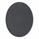 KINKIET DEKORACYJNY LED CZARNY KOŁO 30CM DO SALONU SYPIALNI ARGON OREGON 3860