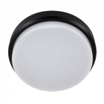 IDEUS KINKIET PLAFON CZARNY ARON LED C 18W BLACK NW
