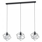 EGLO STRAITON 43361 LAMPA WISZĄCA CZARNA DRUCIANA METALOWA NAD STÓŁ