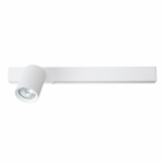 KINKIET CZARNY LISTWA REFLEKTOR 9W BIAŁY LEWY MAGNET MILAGRO ML1129