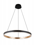AZZARDO AZ5778 RIO 80 3-STEP DIMM BK/GO LAMPA WISZĄCA LED KOŁO RING OBRĘCZ CZARNO ZŁOTA 80CM