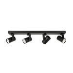 ITALUX SPIELA SPL-31993-4B-BK ;LAMPA PLAFON NOWOCZESNY SPOT CZARNY 