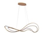 AZZARDO TWIST AZ5734 PENDANT 3-STEP DIMM GO LAMPA WISZĄCA LED ZŁOTA NOWOCZESNA FUNKCJA ŚCIEMNIANIA 3-STOPNIOWA