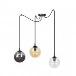 LAMPA WISZĄCA SPIDER PAJĄK KLOSZE SZKLANE KULE EMIBIG GIGI 3 BL MIX