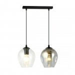 LAMPA WISZĄCA CZARNA NAD STÓŁ DO KUCHNI JADALNI SALONU EMIBIG ISTAR 2 BL MIX