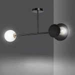 LAMPA NOWOCZESNA DEKORACYJNA EMIBIG MINERVA 2 BLACK
