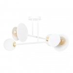 LAMPA NOWOCZESNA DEKORACYJNA EMIBIG MINERVA 4 WHITE