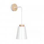 KINKIET WISZĄCY METALOWY EMIBIG BOLERO K1 WHITE