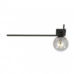 LAMPA SUFITOWA PLAFON CZARNY KLOSZ KULA EMIBIG IMAGO 1F BLACK/GRAFIT