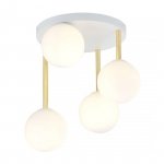LAMPA SUFITOWA NOWOCZESNA KULE SZKLANE EMIBIG DOLCE 3 WH OPAL