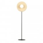 LAMPA PODŁOGOWA NOWOCZESNA KULA SZKLANA EMIBIG SOHO LP1 OPAL oprawa oświetleniowa