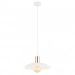 LAMPA WISZĄCA METALOWA BIAŁO ZŁOTA EMIBIG SPIRIT 1 WHITE oprawa oświetleniowa