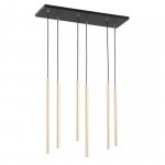 LAMPA WISZĄCA TUBA NAD STÓŁ BAR WYSPĘ DO KUCHNI JADALNI EMIBIG SELTER 6 GOLD  oprawa oświetleniowa