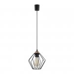 TK LIGHTING GALAXY BLACK 1642 LAMPA WISZĄCA DRUCIANA METALOWA CZARNA