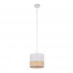TK LIGHTING 4766 PAGLIA NEW WHITE LAMPA WISZĄCA BIAŁA BIAŁY ABAŻUR RATTAN EKO NATURAL BOHO