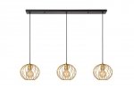 LAMPA CZARNO ZŁOTA METALOWA DRUCIANA LUCIDE DANZA 21428/03/02