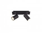 LAMPA SUFITOWA PLAFON SPOT CZARNE REFLEKTORKI REGULOWANE DO POKOJU KUCHNI MARLEY 802400232 TRIO