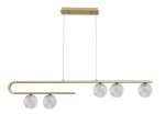 LAMPA ZŁOTA SZKLANE KLOSZE KULE DEKORACYJNE DO SALONU SYPIALNI JADALNI KUCHNI LUCES EXCLUSIVAS PASTO LE41735