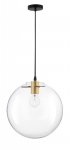 LAMPA WISZĄCA CZARNO ZŁOTA SZKLANA LUCES EXCLUSIVAS UPATA LE41813