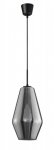 LAMPA WISZĄCA CZARNA KLOSZ SMOKY GRAFITOWY SZKLANY LUCES EXCLUSIVAS CANETE LE41938