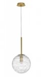 LAMPA WISZĄCA ZŁOTA SZKLANA KULA NOWOCZESNA GLAMOUR LUCES EXCLUSIVAS CABRAL LE42905
