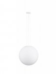 LAMPA WISZĄCA SZKLANA KULA BIAŁA LUCES EXCLUSIVAS LLORET LE42935