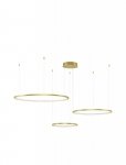 LAMPA WISZĄCA LED RINGI KOŁA OBRĘCZE NOWOCZESNA DO SALONU 3 RINGI LUCES EXCLUSIVAS ABAJO LE43297