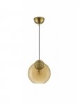 LAMPA WISZĄCA SZKLANA KULA NOWOCZESNA DO SALONU SYPIALNI KUCHNI JADALNI NAD STÓŁ LUCES EXCLUSIVAS BALMI LE43412