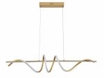 REALITY SERPENT 339701-09 LAMPA WISZĄCA ZŁOTA LED DEKORACYJNA 