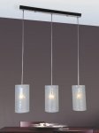 ITALUX RICO MDM1587/3A LAMPA WISZĄCA CHROM SZKLANE KLOSZE 